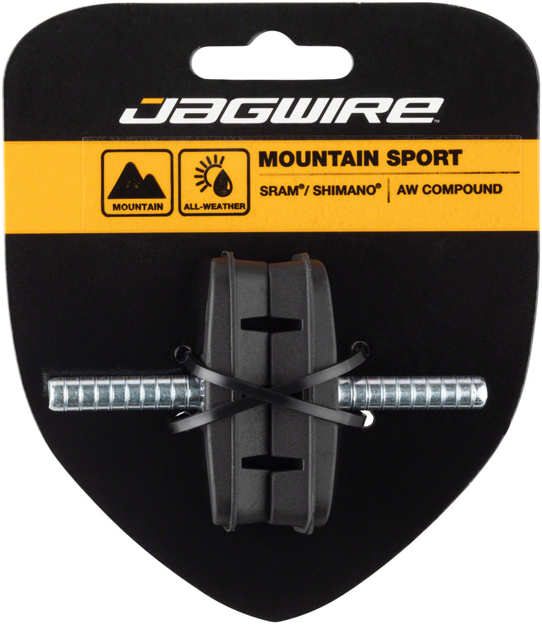 Консольные тормозные колодки Jagwire Mountain Sport с гладкой стойкой 53 мм AW Compound