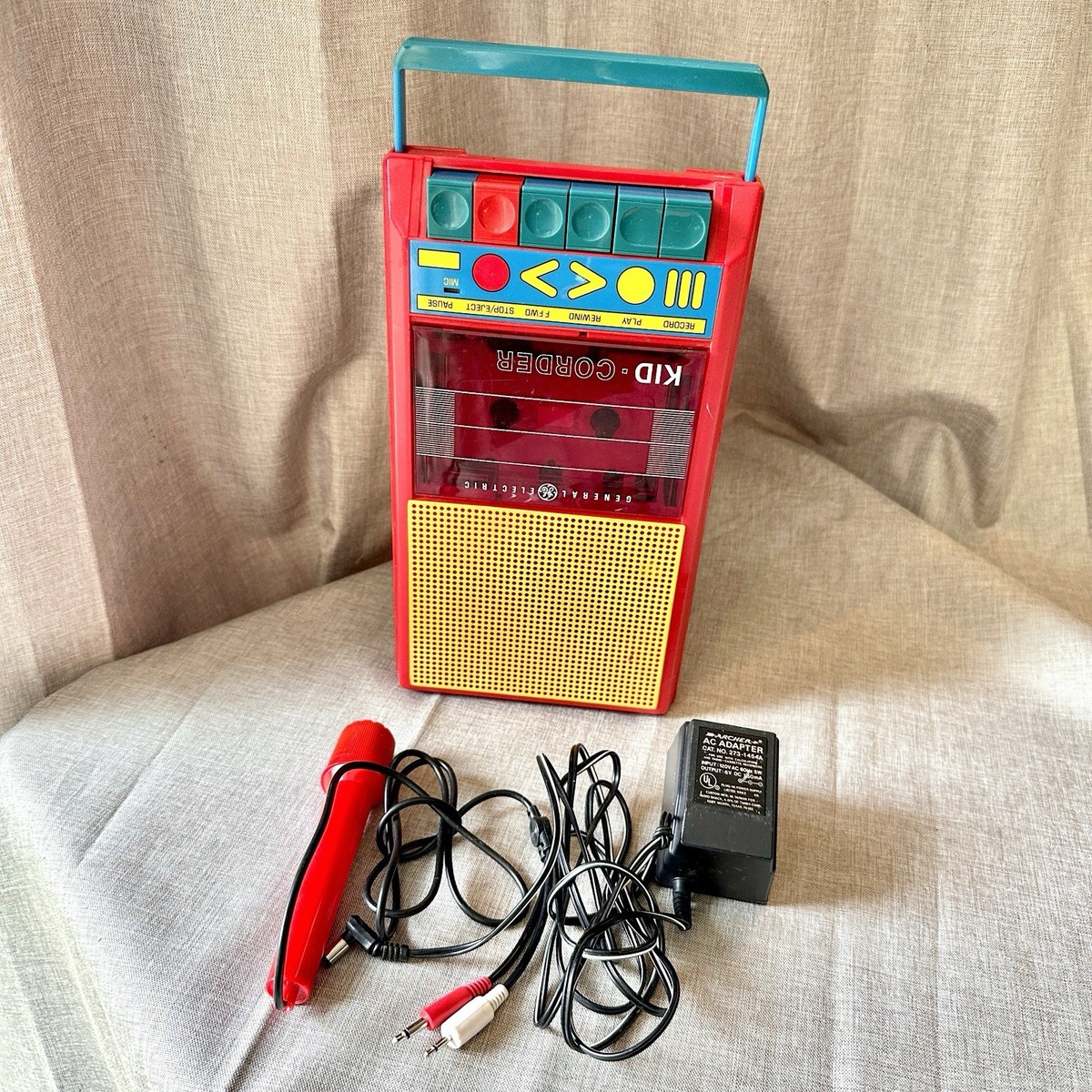Read* Kid-Corder Tape Cassette Player Recorder GE General Electric