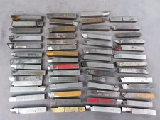 LOT 50X - 1/2" Carbide Brazed Lathe Tool Bit Mixed Carboloy Micro 100 Others