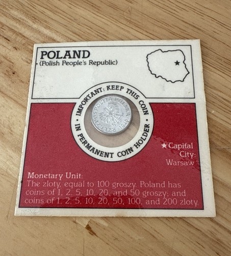 1949 Uncirculated 1 Grosz Coin From Poland - Picture 2 of 2