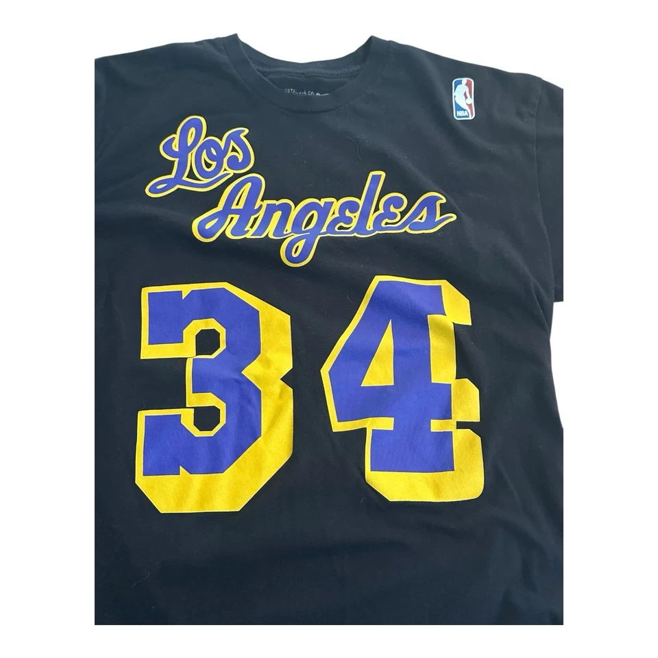 NWOT Mitchell & Ness NBA Los Angeles Lakers Shaquille O’Neal #34 Shirt Size  L - Image 2 of 4