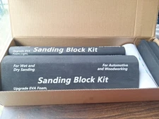 Model S1001 Wet/Dry Sanding Block Kit Automotive/Woodworking Sanding Blocks 8 Pc