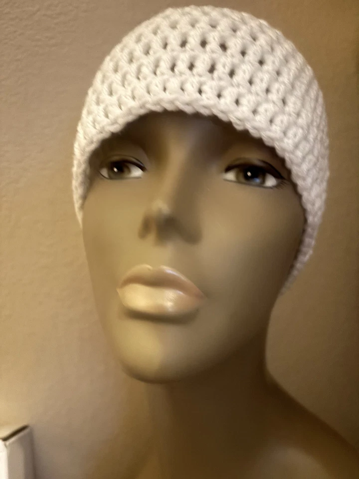 Бини/шляпа для кормления грудью вязаная крючком для взрослых - Изображение 4 из 4