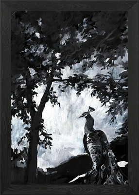 Paradiesvogel Gerahmtes Wandbild Poster Leinwanddruck Bild