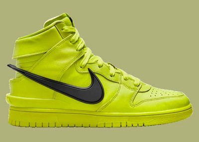 Nike AMBUSH x Dunk High Flash Lime Black CU7544-300
