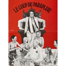 THE UMBRELLA COUP French Herald/Trade Ad  - 9x12 in. - 1980 - G&eacute;rard Oury, Pierr