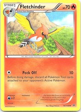Fletchinder Roaring Skies 14/108 Uncommon Pokemon Near Mint Pokemon Card