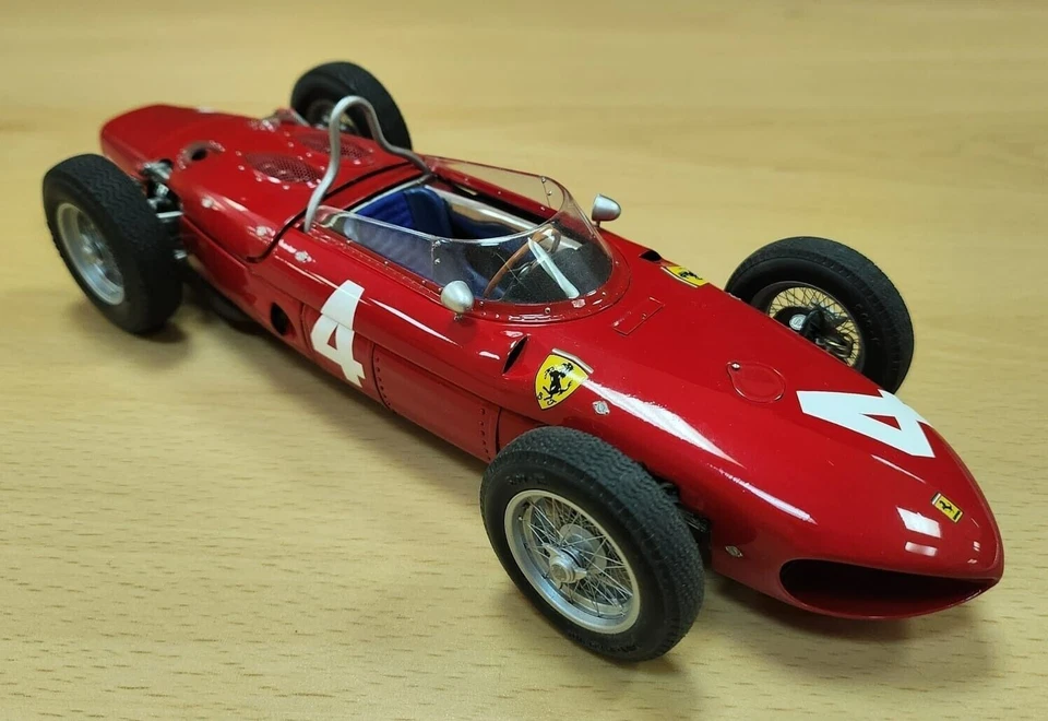 1/18 Exoto 1961 法拉利 156 鲨鱼鼻子冠军 GP Belguim Phil Hill GPC97203 罕见 — 第 2/4 张图片