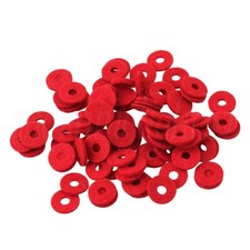 90PCS Red Piano Felt Balance Rail Punchings for Piano Parts Replacement