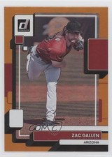 2022 Panini Donruss Holo Orange Zac Gallen #90 4s2