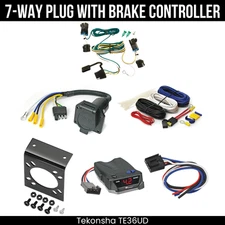 Tekonsha 7Way Wiring Brake Control For 03-25 Chevy Express Savana 1500 2500 3500