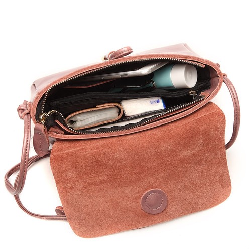 Damen Vintage Echtleder Schultertasche Umhängetasche mehrere Farben - Bild 25 von 32