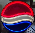 Vintage PEPSI Neon Sign. Fallon Brand. No Words. Works Well. 15"