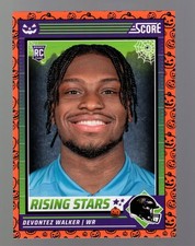 2024 Panini Score-A-Treat Rising Stars Devontez Walker #15 Orange Pumpkins (RC)