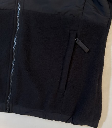 The North Face Denali Jacket Black Fleece Girls Large Full Zip Pockets - Picture 8 of 24