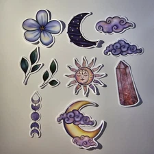 10 pcs Fantasy, Magic Graffiti Sticker Free Shipping