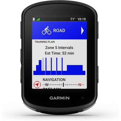 GPS Cycling Computer with Button Controls Adaptive Coaching, Advanced Navigation