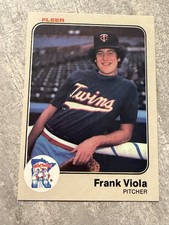 1983 Fleer - Frank Viola #625 Rookie Card Minnesota Twins RC. rookie card picture