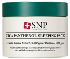 SNP cica panthenol Sleeping Pack 100ml Anti Wrinkle Nutrition Elastic Jelly type
