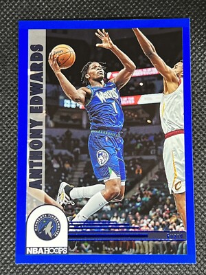 2022-23 Panini NBA Hoops ANTHONY EDWARDS #292 BLUE HOOPS