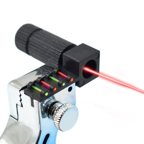 Hunting Professional Catapult Laser Slingshot With Rubber Aim Point Target HOT - Picture 11 of 11