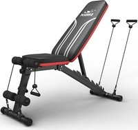 FLYBIRD Adjustable Bench,Utility Weight Bench for Full Body Workout- Foldable
