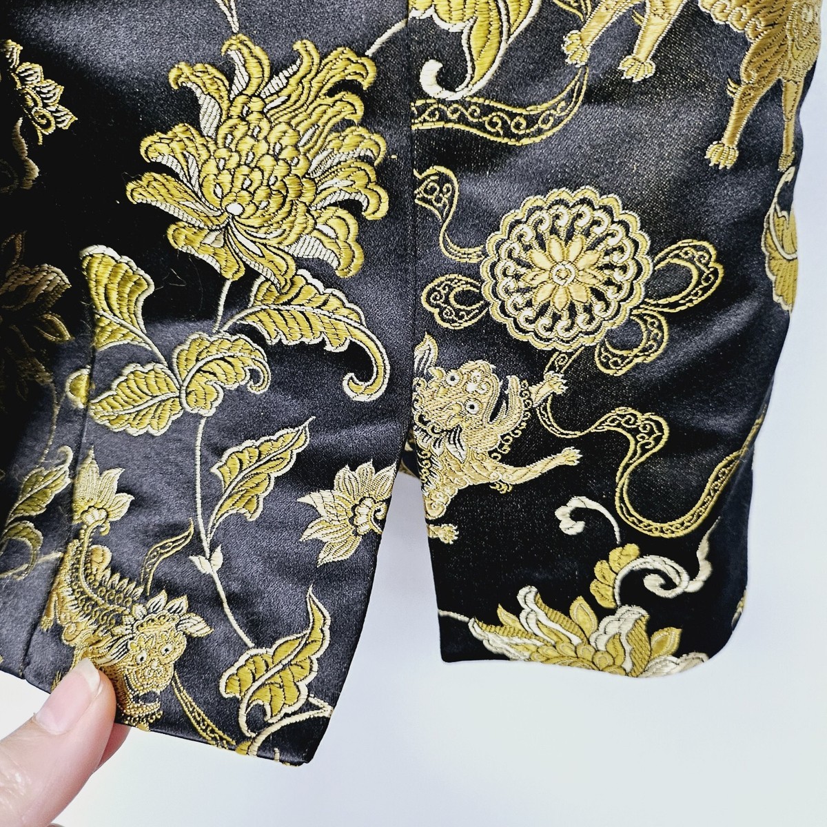 トップス Vivienne Tam CHINOISERIE CHINESE TOP SZA wearing VIVIENNE TAM mixed chinoiserie patch work top