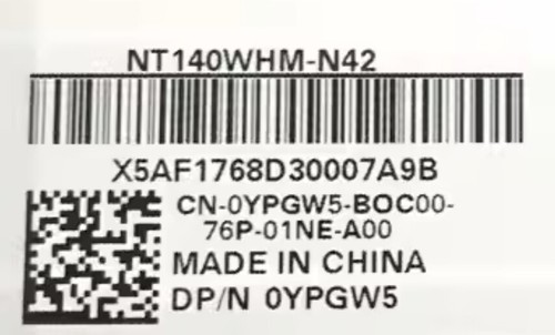 1pc Dell Latitude 7480 7490 Écran N140BGE-E53 NT140WHM-N42 - Picture 2 of 2