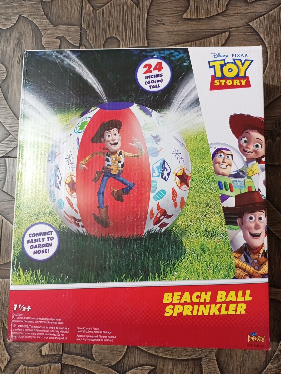 Inflatable Sprinkler Toy Story Beach Ball Sprinkler NEW Disney