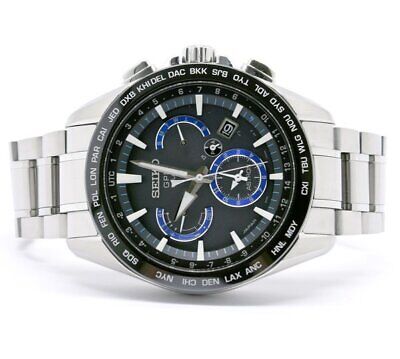 SEIKO ASTRON SBXB107 8X53-0AD0-2 Solar GPS Black Dial SS SEIKO ASTRON SBXB107 8X53-0AD0-2 Solar GPS Black Dial SS