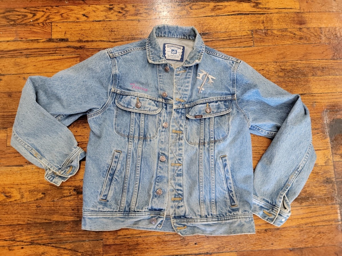 Vintage 90s MELISSA ETHERIDGE Chrome Plated Lee Denim Tour Jean