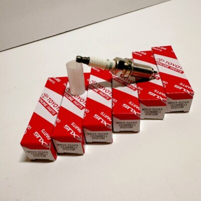 GENUINE TOYOTA LEXUS SPARK PLUGS SET OF 6 GS/RC/IS300-350, LS, OEM 90919-01249