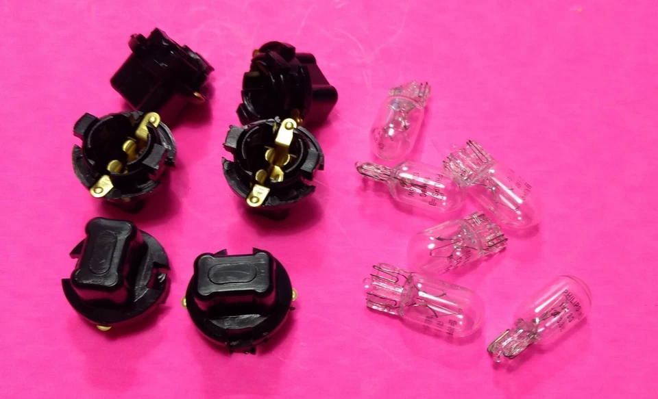 OEM Mopar Inst. Panel Dash Light Socket & Bulb Kit 12-pc. Dodge Plymouth 1962-78 - Image 2 of 4