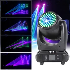 3W Moving Head RGB Light Animation Laser LED Stage Light For DJ Party