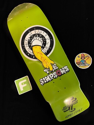 SUPER RARE Homer Simpson Roskopp Target Santa Cruz Skateboard Deck