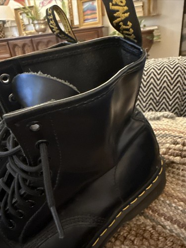 Doc Marten Boots 1460 Men’s Size 13 Black Smooth Leather EUC $170 - Picture 3 of 8