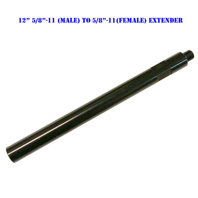 12'' Extension Core Drill Bit 5/8''-11 Thread Male to 5/8'' -11 Female Extender