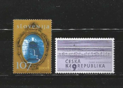 (LA10) REPUBLICA CHECA - ESLOVENIA 2001 EUROPA  CEPT  - NUEVO
