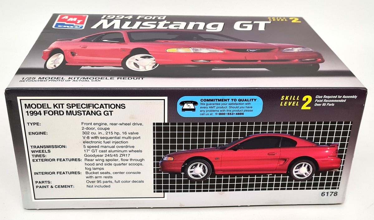 monogram 1/25 1994 ford mustang GT 完成品 MONOGRAM 1994 MUSTANG GT SCALE 1:25 MODEL KIT 2967 | eBay