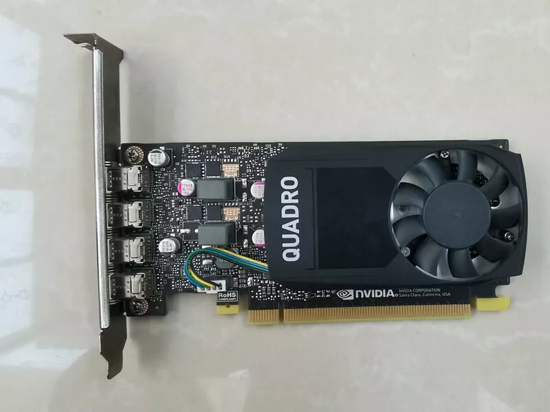 NVIDIA Quadro P620 2GB GDDR5 4xMini DisplayPort High Low Profile Graphics Card