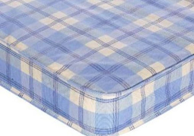 BUDGET MATTRESS CHEQUERED 2FT6 SMALL SINGLE SHORTY CHEAP