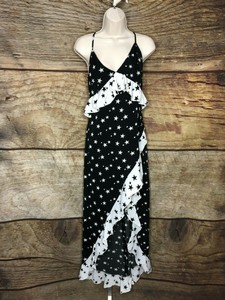 boohoo maxi dress black