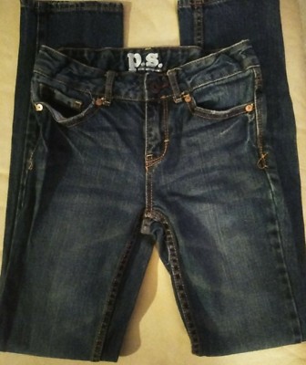 GIRLS PS from Aeropostale Skinny Jean Denims Size 10 Slim ADJUSTALE WAIST 