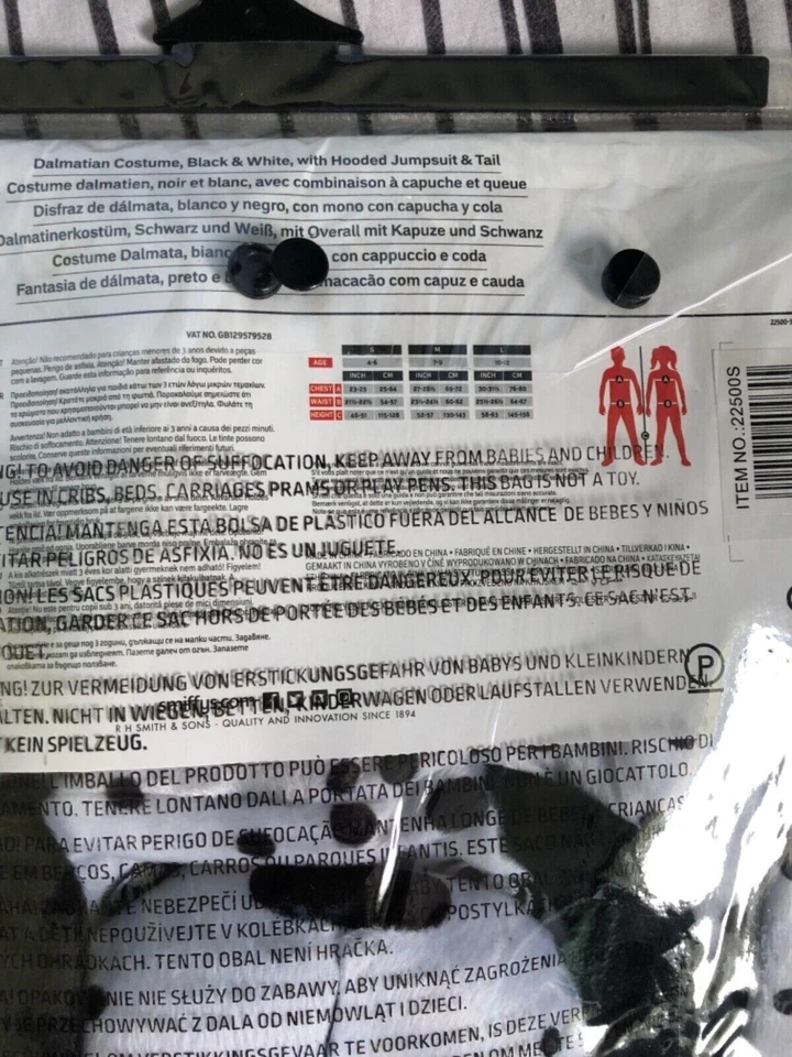 Dalmatian Dog Fancy Dress 4-6 years Costume Girls Boys Puppy Outfit Children kid - Image 4 of 4