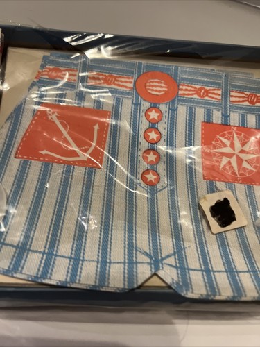 Vintage Nautical Hot Pants Stationery Set 20 Pages & Envelopes Pratt & Austin - Picture 3 of 3