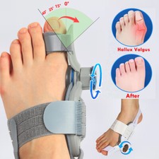 Hallux Valgus Bunion Corrector Splints Straightener Big Toe Foot Pain Relief US