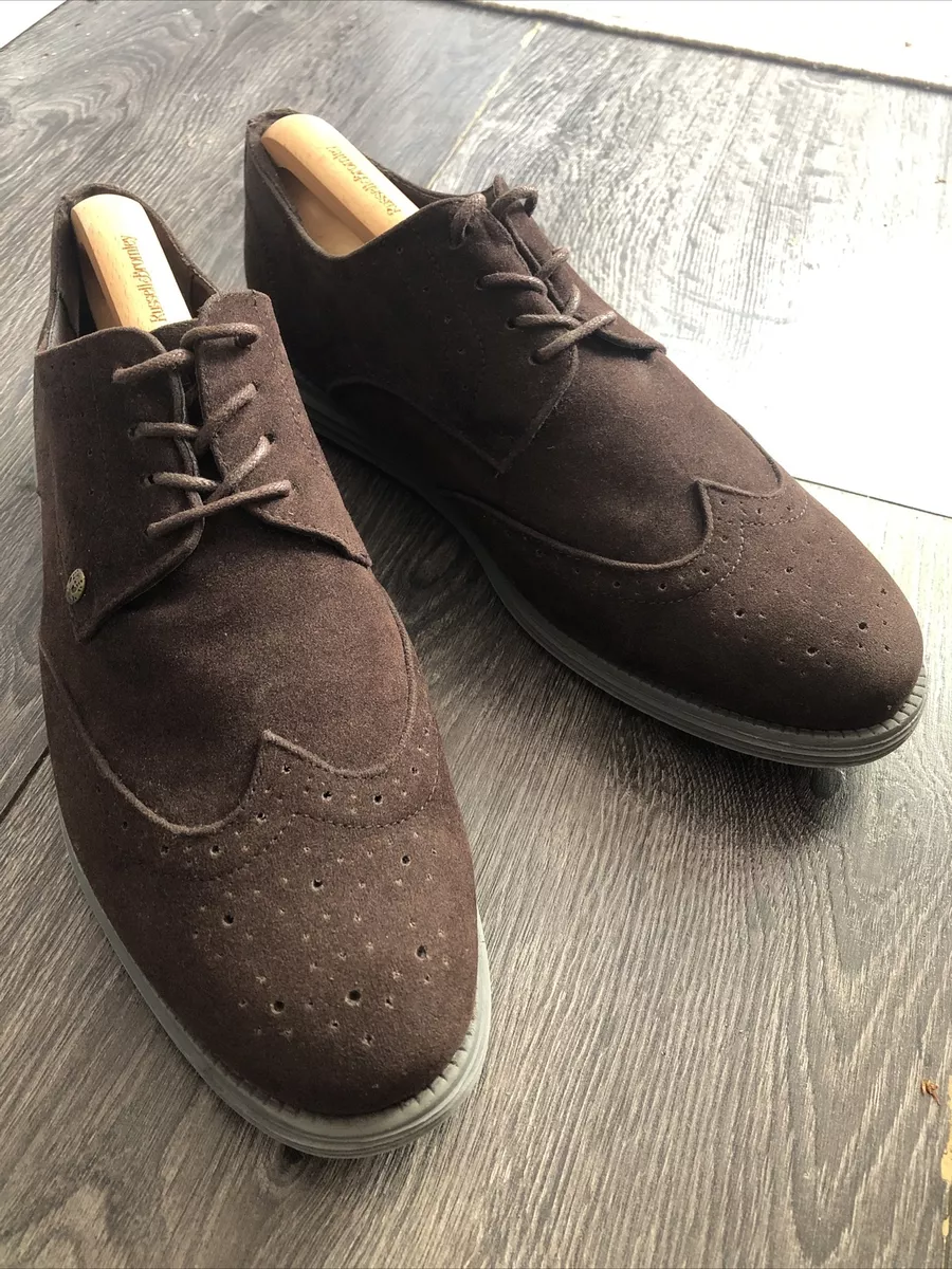 mens brown Suede brogues size 11 Lightweight Firetrap eBay