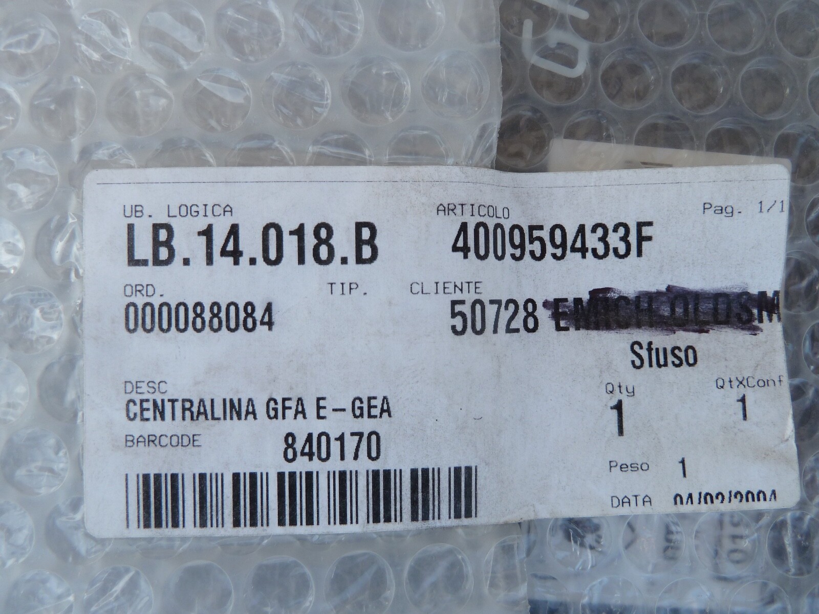 NEW Lamborghini Gallardo GFA Body Control Computer Module ECU Suspension  