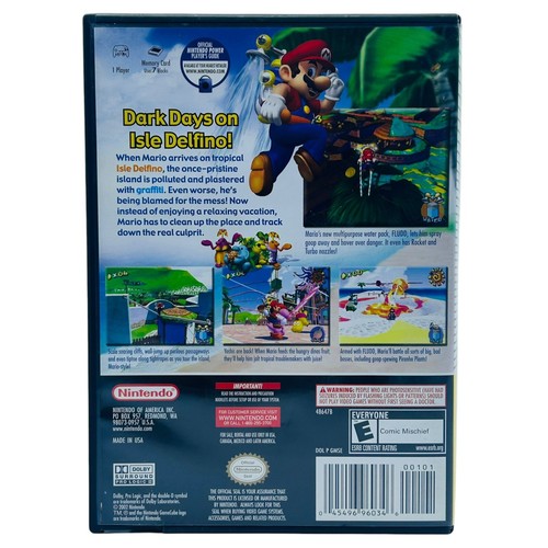 Super Mario Sunshine (Nintendo GameCube) CIB Complete Tested Game w/ Manual - Picture 3 of 4