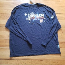 Harlem Globetrotters 3XL Navy Blu Platinum Fubu Original Harlem Globetrotters